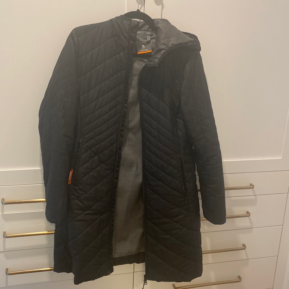 Icebreaker Women’s wool and nylon parka.